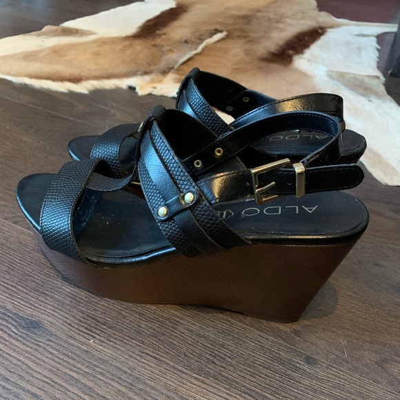 Aldo wedge sandals - Picture 3 of 4